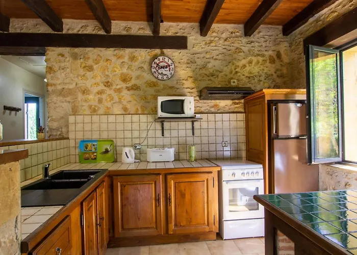 Дом отдыха Charmante Maison En Pierres Au Coeur Du Perigord Noir, Ideale Pour Des Nature - Fr-1-616-100 *